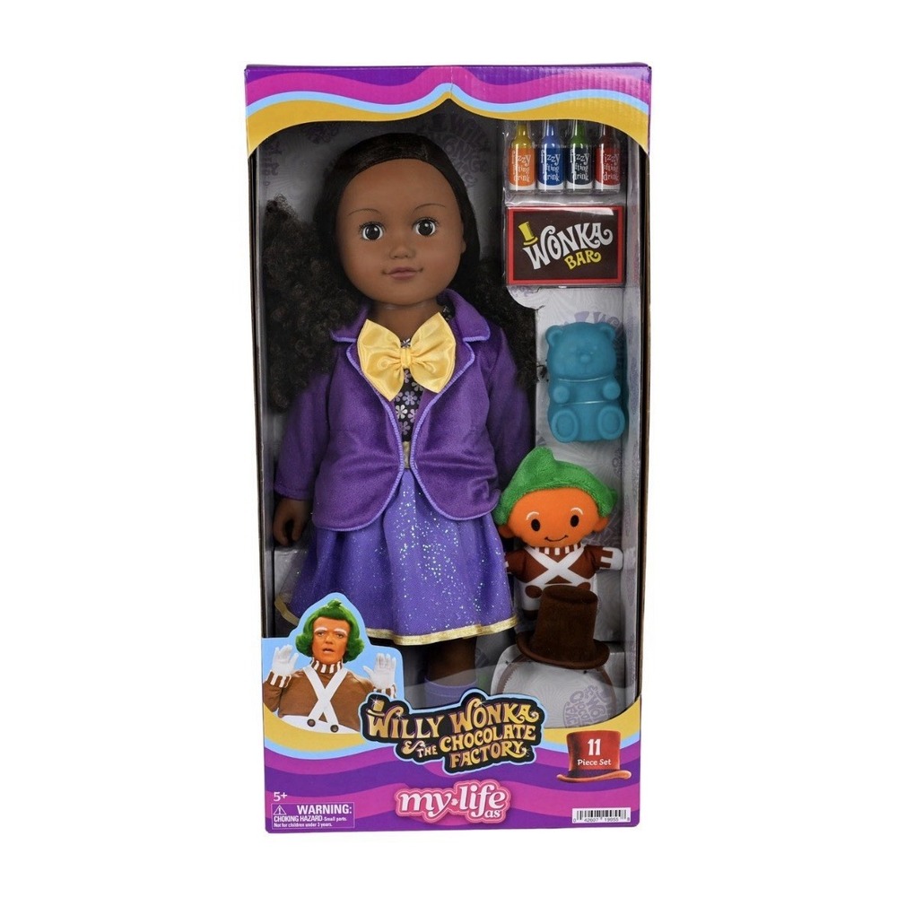 NEW 18" My Life As WILLY WONKA & THE CHOCOLATE FACTORY Doll African-American